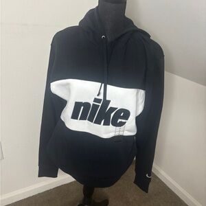 Nike Men's Hoodie in Black and White